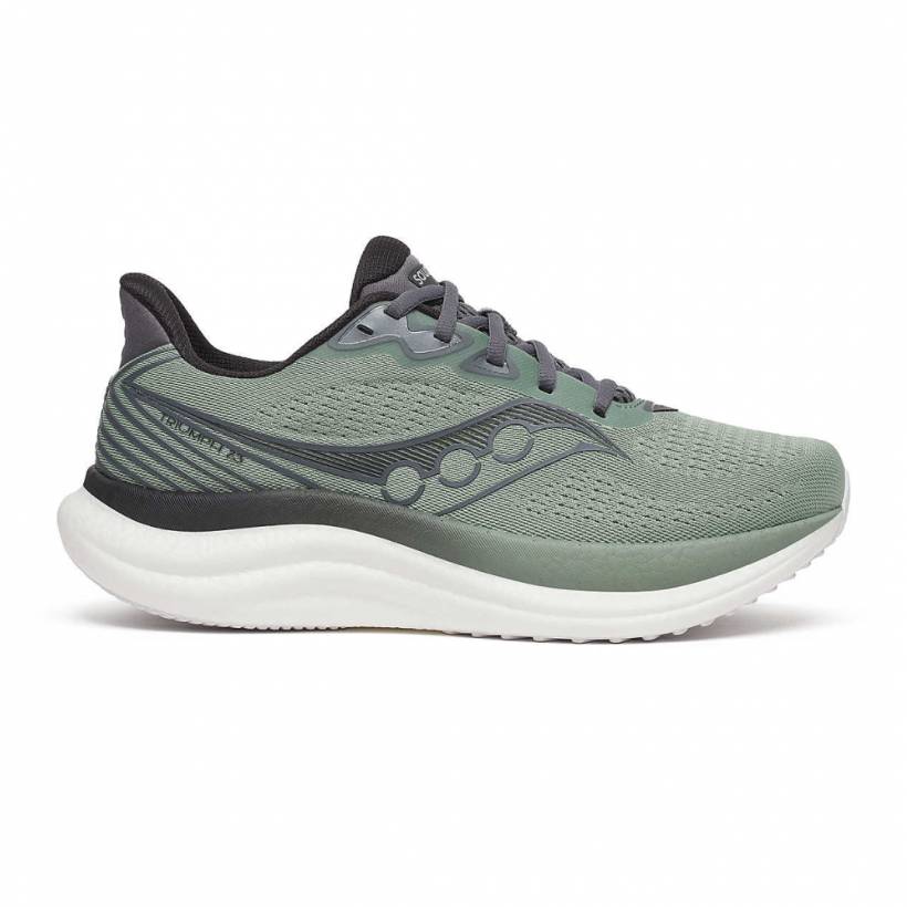 Saucony Triumph 23 Shoes Green Gray AW25
