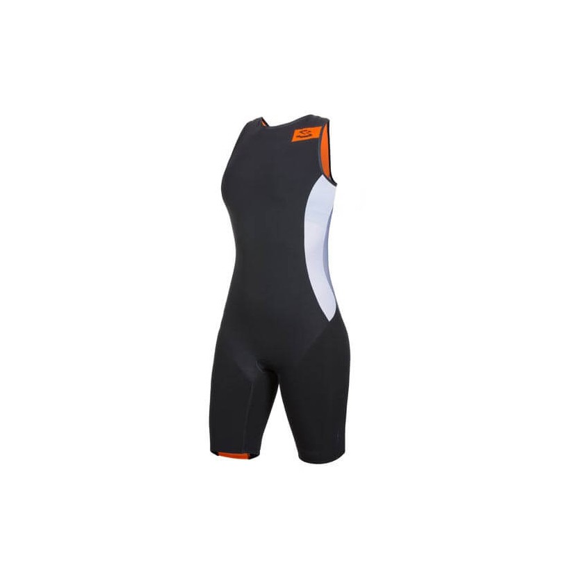 Spiuk Sprint Women's Tri Suit black / white / orange