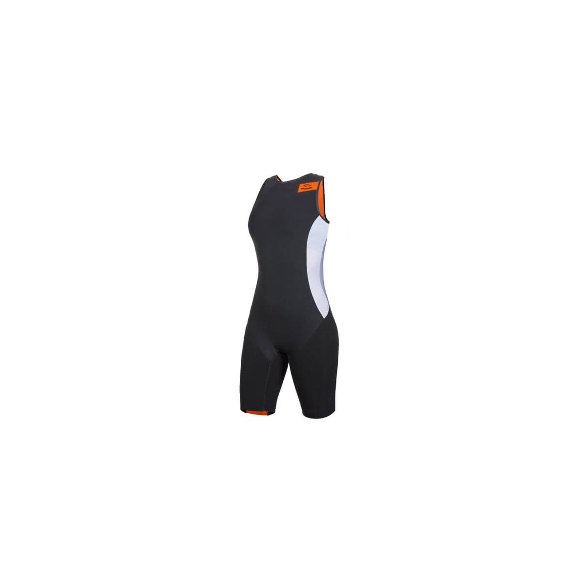 Spiuk Sprint Women's Tri Suit black / white / orange, Size M