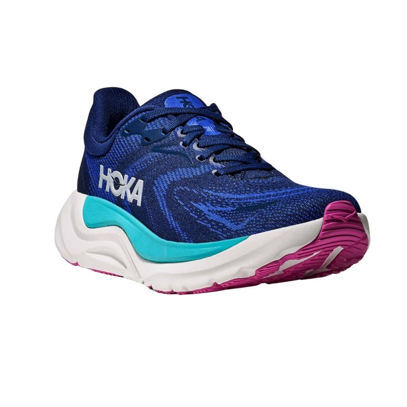 Hoka Arahi 8 Blauw Wit AW25 Dames Sneakers