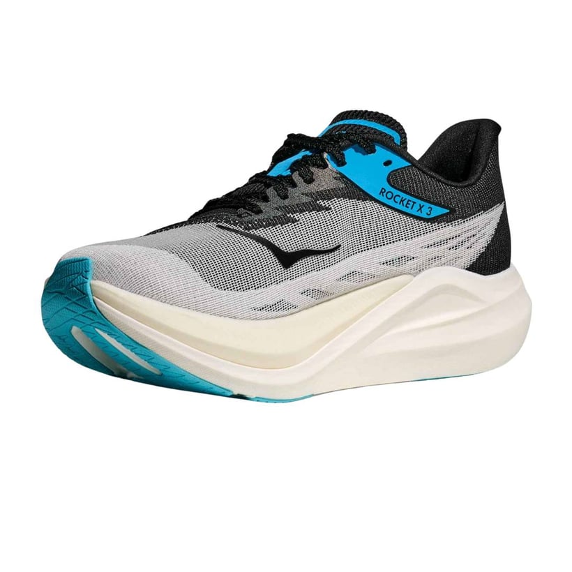 Hoka Rocket X 3 Schuhe Grau Schwarz AW25 Unisex