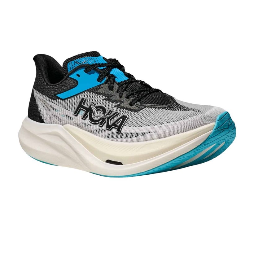 Hoka Rocket X 3 Schuhe Grau Schwarz AW25 Unisex