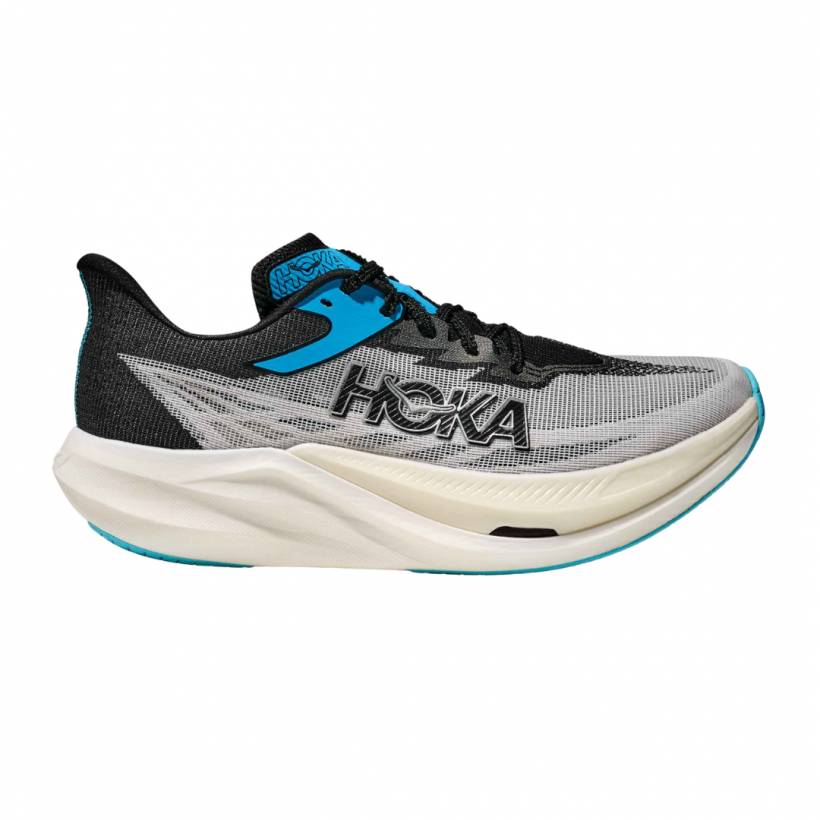 Hoka Rocket X 3 Schuhe Grau Schwarz AW25 Unisex