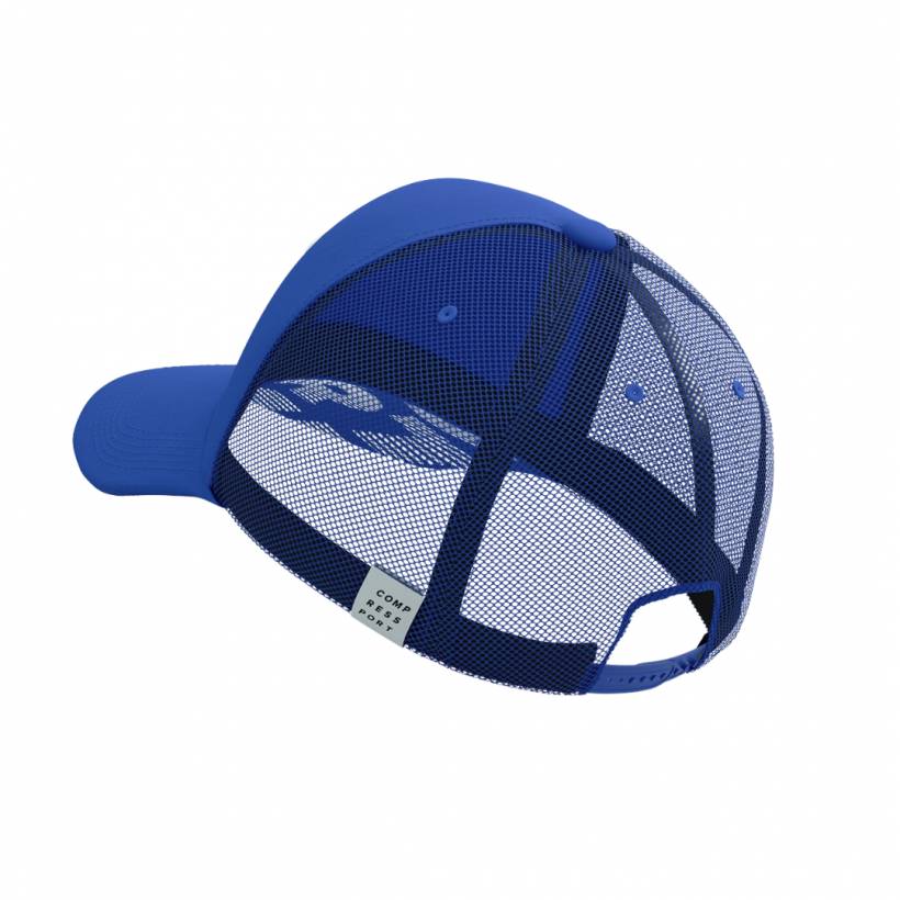 Casquette Compressport Trucker Bleue