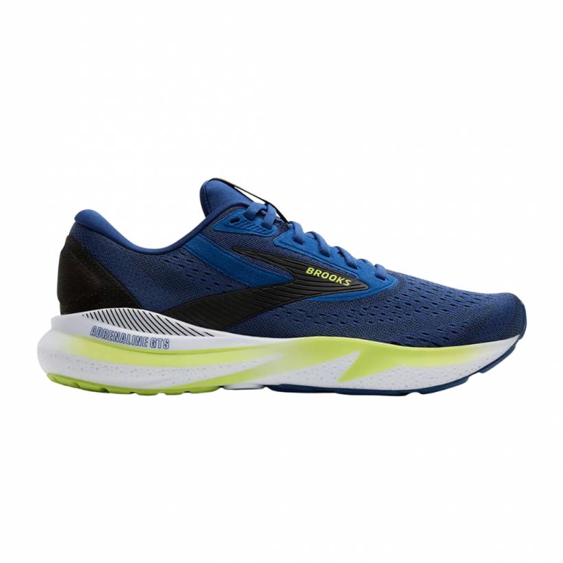 Chaussures Brooks Adrenaline GTS 24 Bleu Jaune AW25
