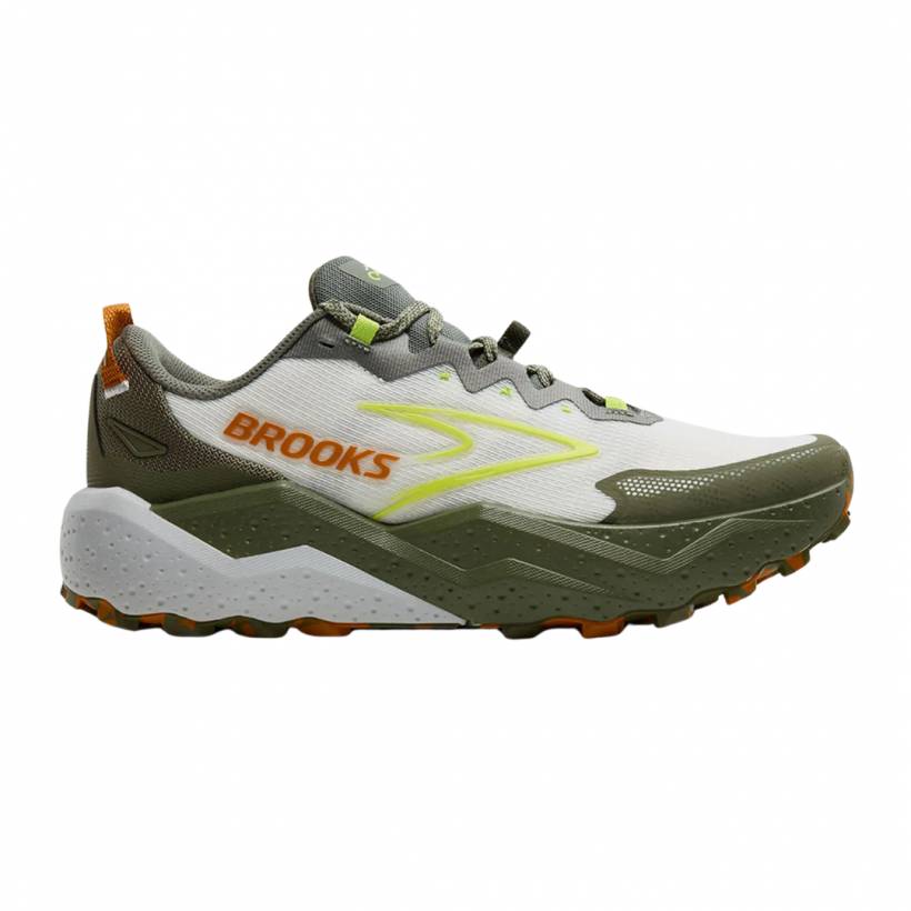 Tênis Brooks Caldera 8 Branco Verde AW25