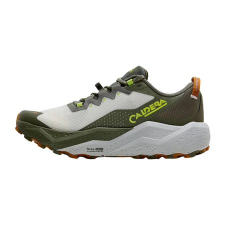 Tênis Brooks Caldera 8 Branco Verde AW25
