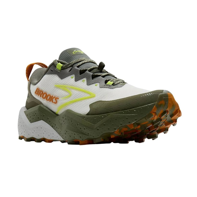 Tênis Brooks Caldera 8 Branco Verde AW25