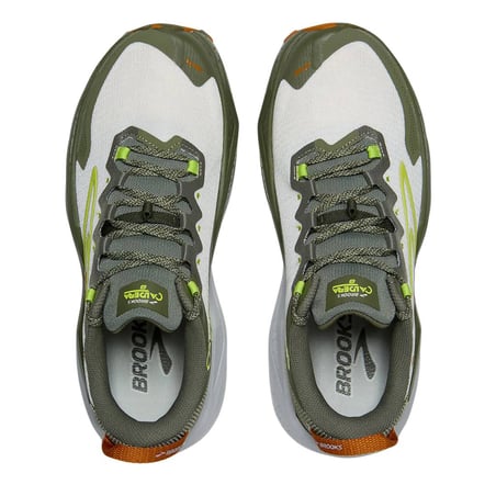 Chaussures Brooks Caldera 8 Blanc Vert AW25