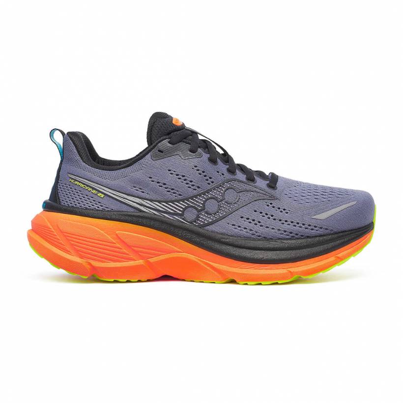 Saucony Hurricane 25 Shoes Blue Orange AW25