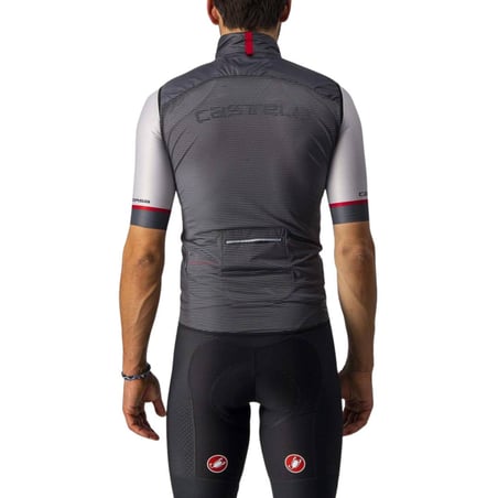 Castelli Aria Windbreaker Dunkelgrauer Westenmann