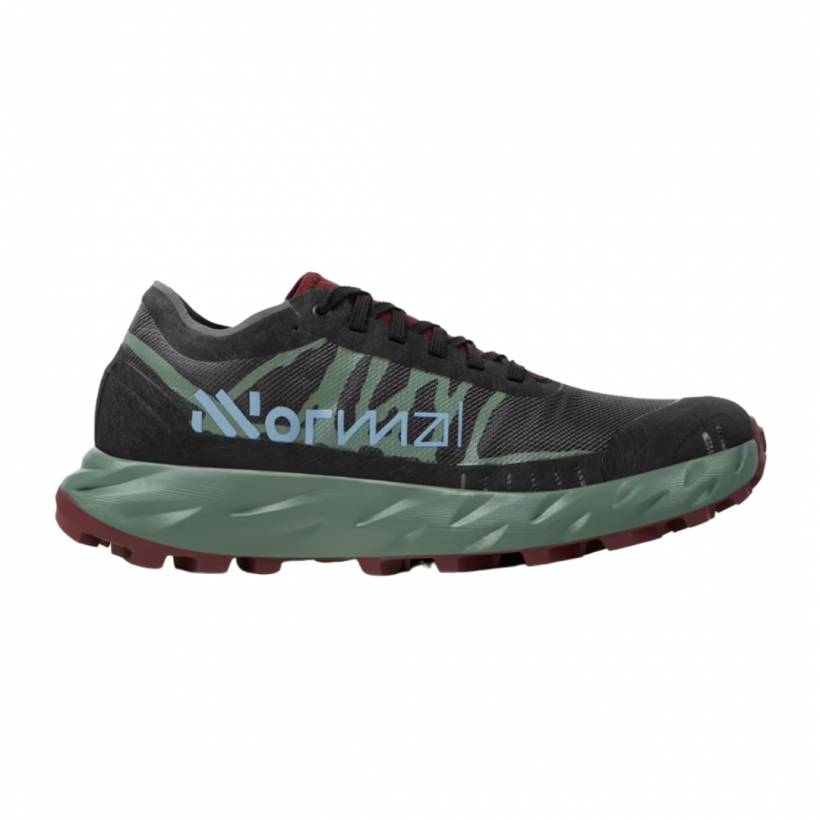 Zapatillas NNormal Kjerag Brut Negro Verde AW25 Unisex