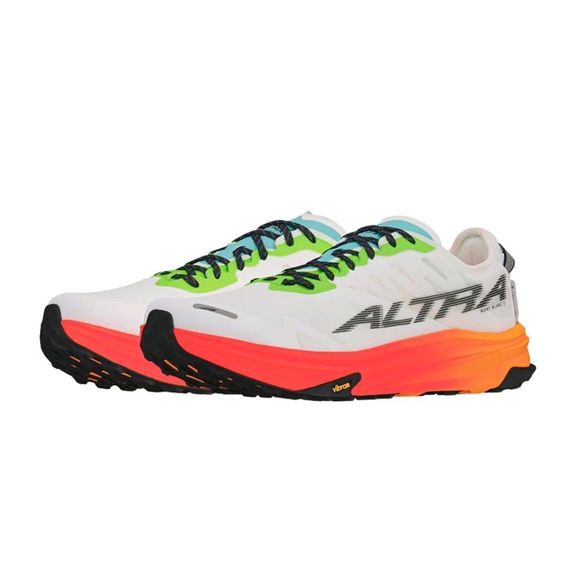 Zapatillas Altra Mont Blanc Carbon Blanco Naranja AW25