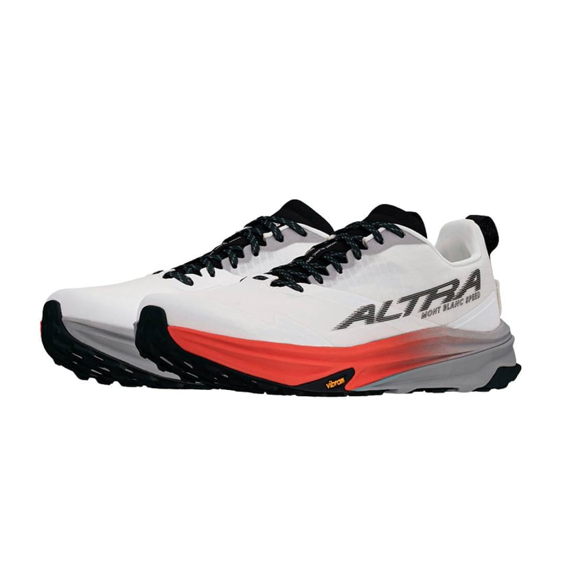 Zapatillas Altra Mont Blanc Speed Blanco Rojo AW25