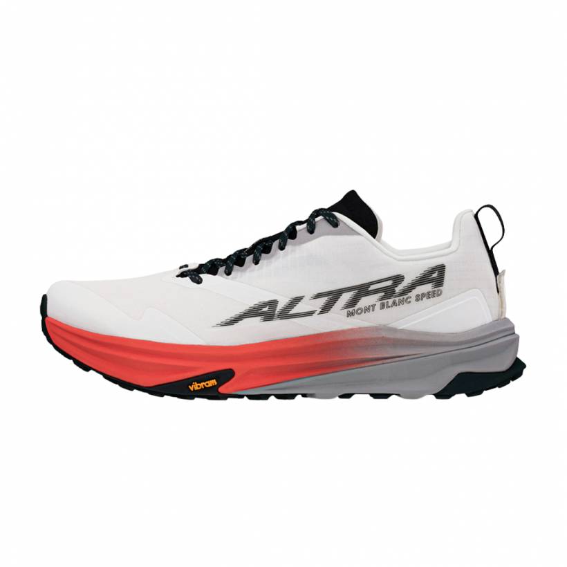 Chaussures Altra Mont Blanc Speed Blanc Rouge AW25