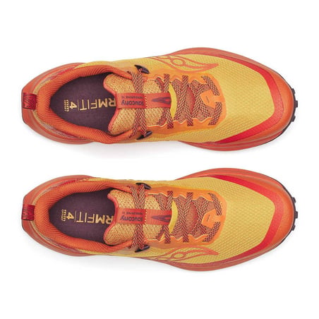 Saucony Peregrine 15 Orange Yellow AW25 Shoes