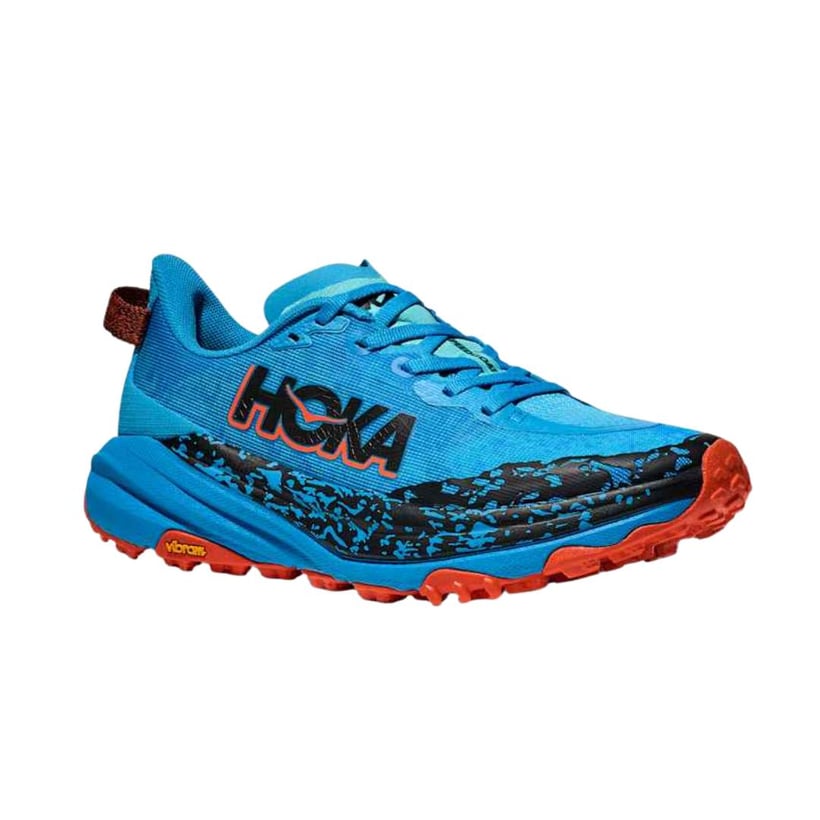 Chaussures Hoka Speedgoat 6 Bleu Orange AW25 Femme