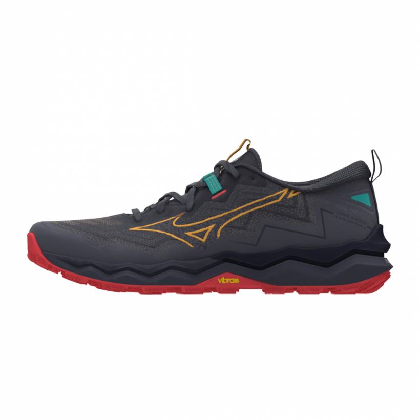 Mizuno Wave Daichi 9 Schuhe Schwarz Rot AW25