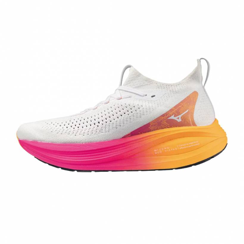 Buty Mizuno Neo Vista 2 Hanabi Biało-Różowe AW25 Unisex