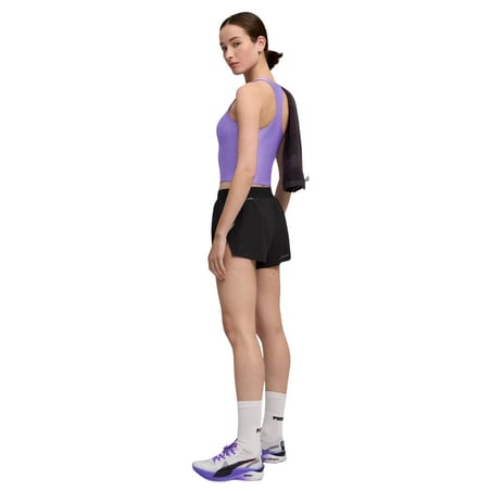Camiseta Puma Raceday Ultraform Crop Top Roxo Mulher