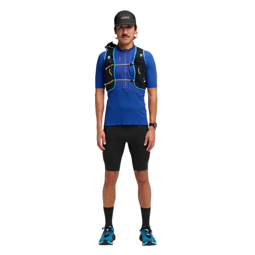 Camiseta Hoka SkyBreeze de Manga Curta Azul
