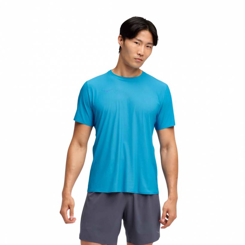 Hoka Airolite 2.0 Kurzarmshirt Blau