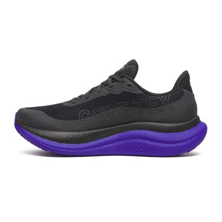 Saucony Triumph 23 GTX Black Purple Shoes AW25