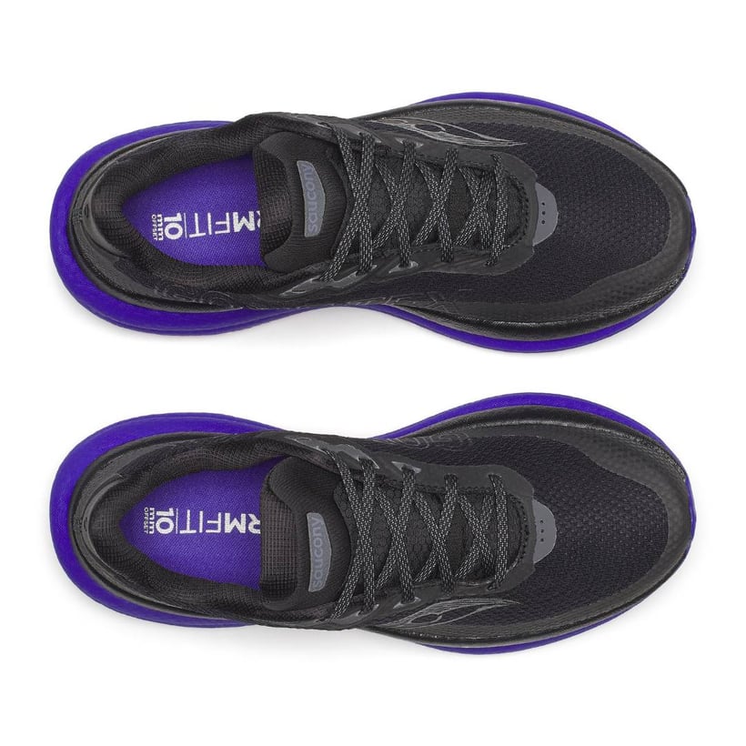 Saucony Triumph 23 GTX Zwart Paars AW25 Sneakers