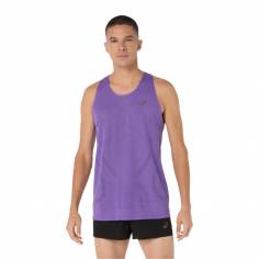 Camiseta Asics Metarun Sin Mangas Morado