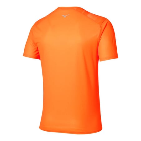 Mizuno Core Graphic T-shirt met korte mouwen en oranje print