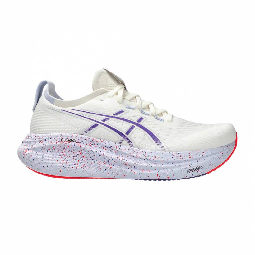 Chaussures Asics Gel-Nimbus 27 Tokyo Blanc Violet AW25