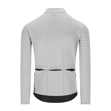 Camiseta Q36.5 Dottore Pro Manga Longa Cinza Gelo