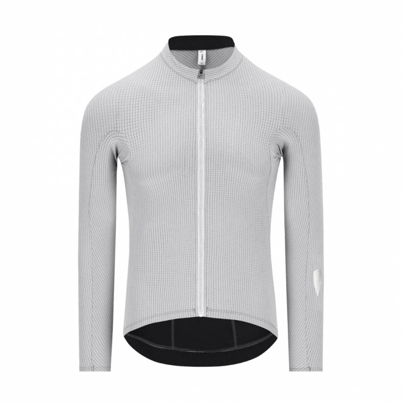 Maillot Q36.5 Dottore Pro Manga Larga Gris Hielo