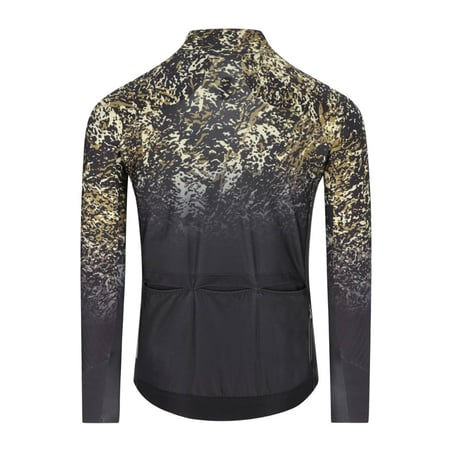 Maillot Q36.5 Gregarius Hybrid Alpi Camo Long Sleeve Jersey Mangas Compridas Preto
