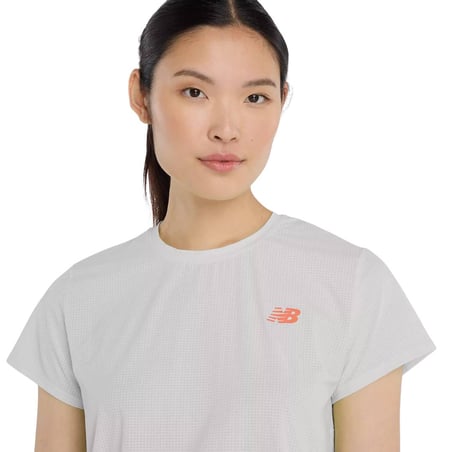 Camiseta New Balance Race Day Ultra Light Gris Mujer