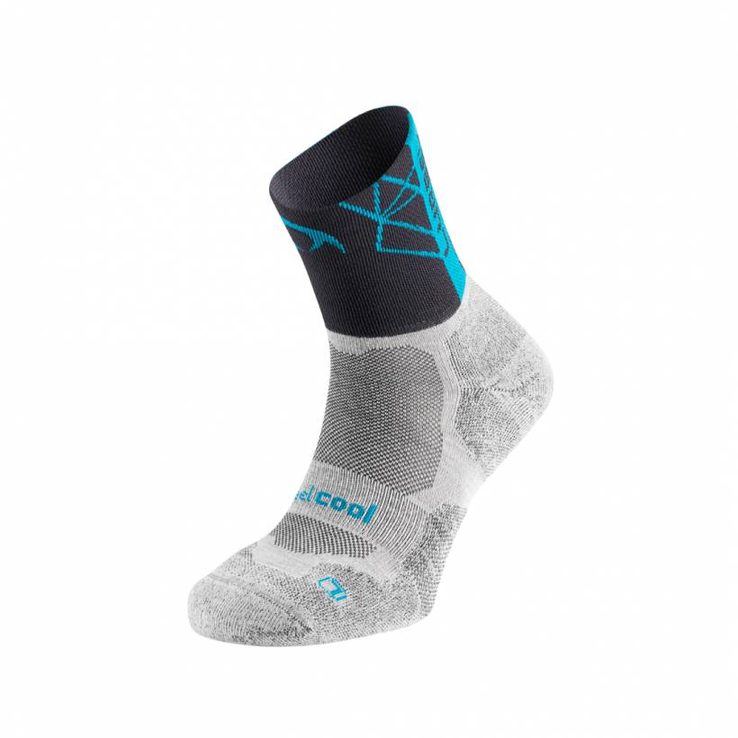 Chaussettes Lurbel Track Four Gris Bleu