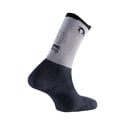 Meias Lurbel Rise Flux Five Cinza Preto