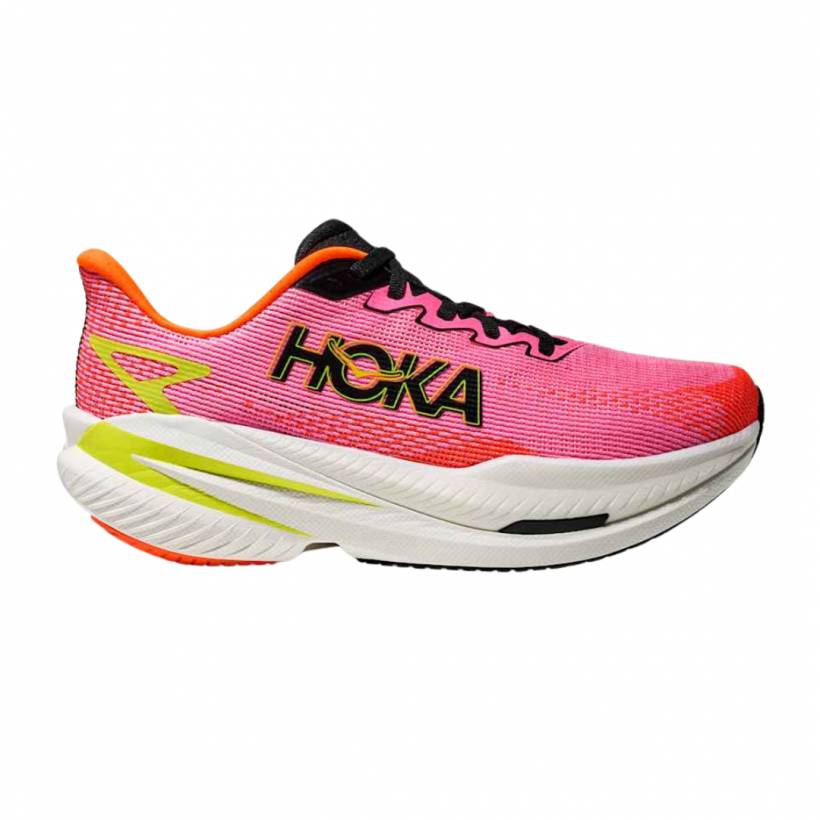 Tênis Hoka Mach X 3 Rosa Branco AW25 Mulher