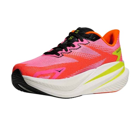 Tênis Hoka Mach X 3 Rosa Branco AW25 Mulher