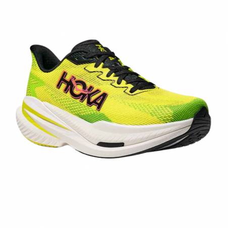 Tênis Hoka Mach X 3 Amarelo Branco AW25