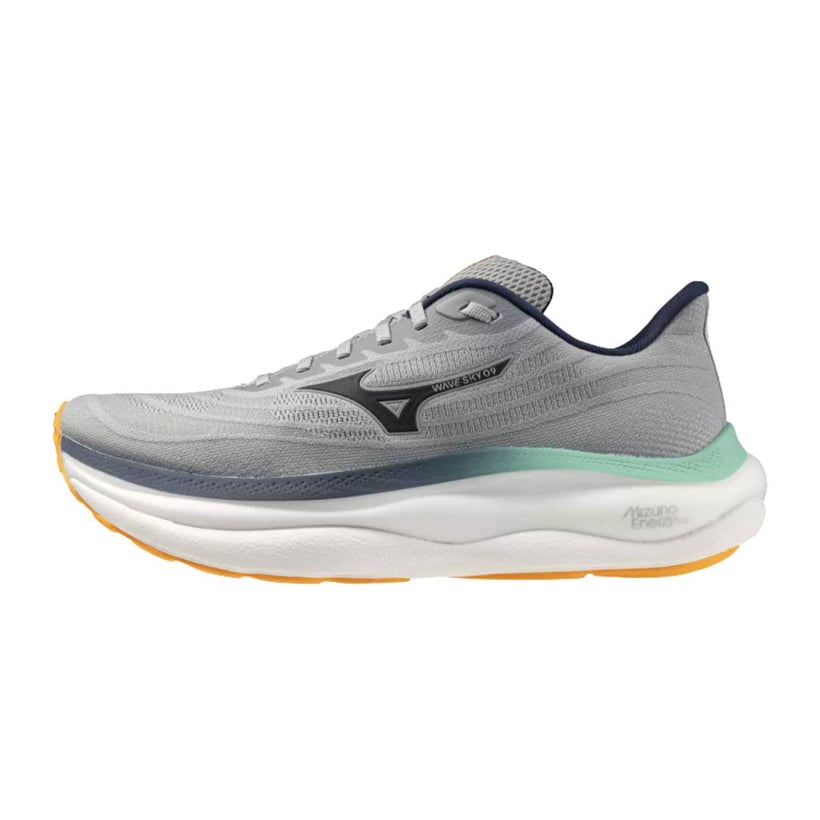 Chaussures Mizuno Wave Sky 9 Gris Blanc AW25
