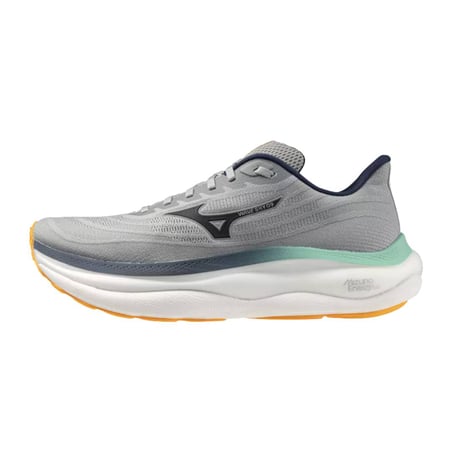 Tênis Mizuno Wave Sky 9 Cinza Branco AW25