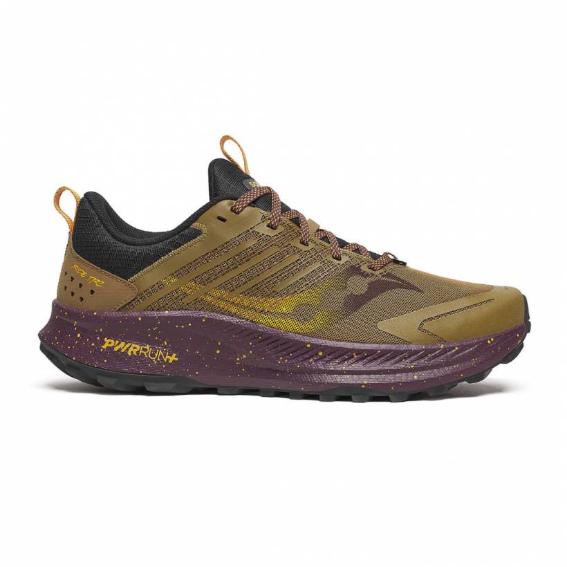 Zapatillas Saucony Ride TR2 Marrón Rojo AW25