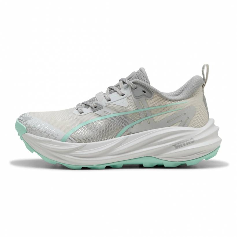 Zapatillas Puma Voyage NITRO 4 Gris Verde AW25 Mujer