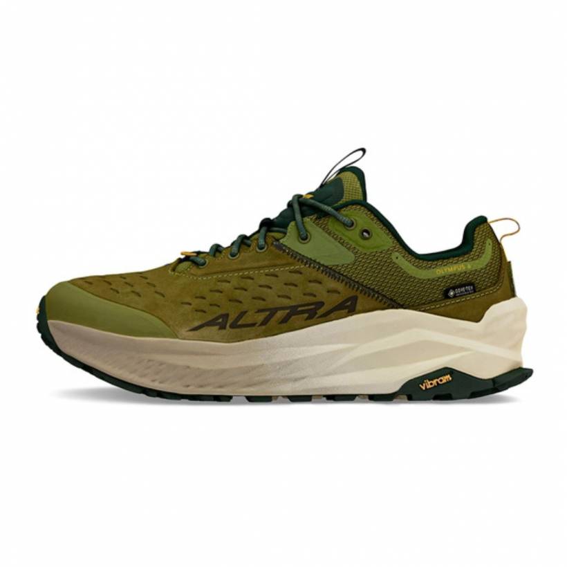 Altra Olympus 6 Hike Low GTX Schuhe Grün Beige AW25