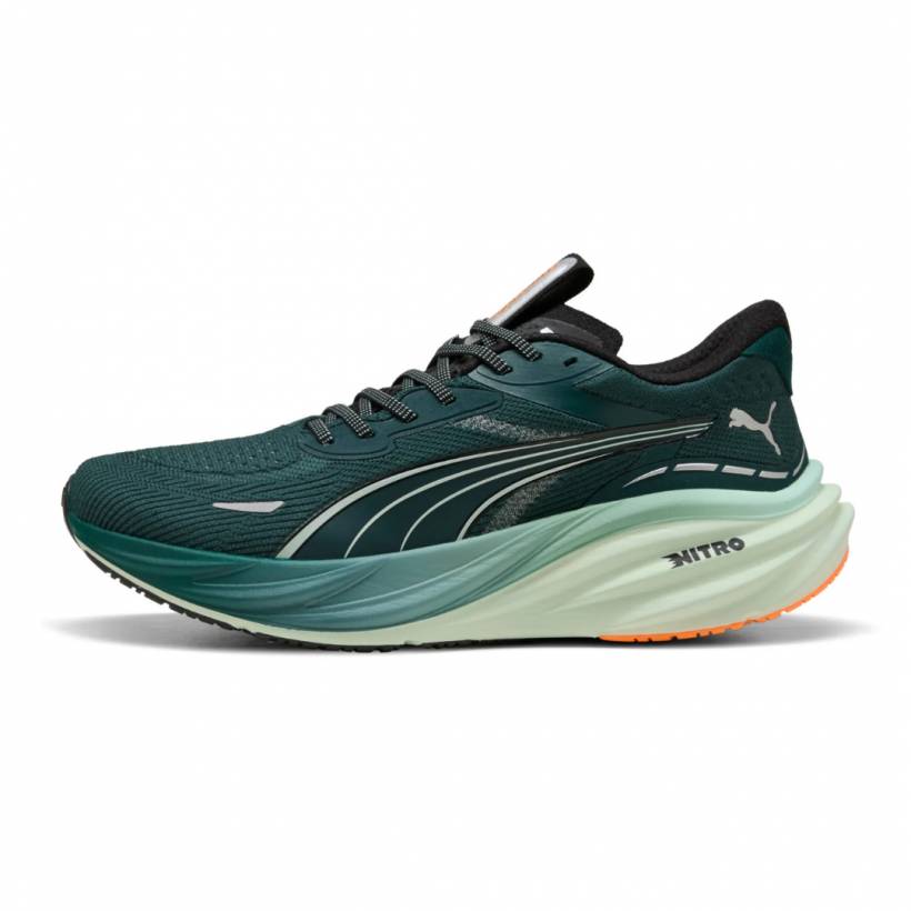 Zapatillas Puma Magnify NITRO 3 Verde Azul AW25