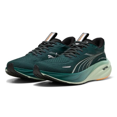 Puma Magnify NITRO 3 Shoes Green Blue AW25