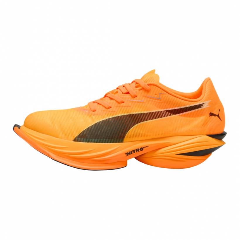 Puma Fast-R NITRO Elite 3 Schuhe Orange Schwarz AW25