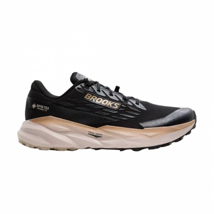 Brooks Cascadia 19 GTX Zwart Beige AW25 Schoenen