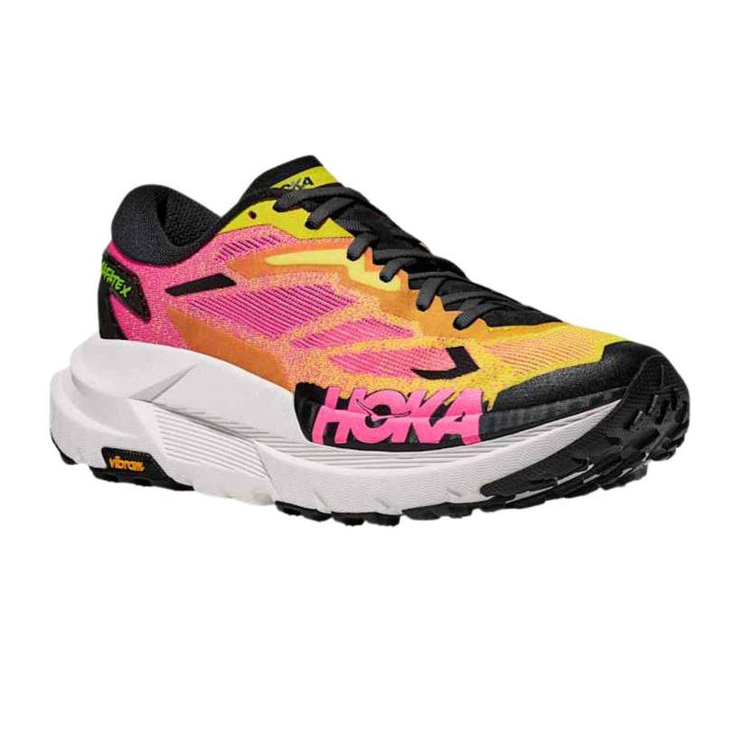 Zapatillas Hoka Mafate X Rosa Amarillo AW25